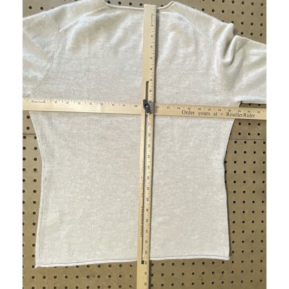 Repeat Brand Easy Knit 100% Pure Cashmere Sweater Jumper Beige 42/Large Women - Picture 6 of 9